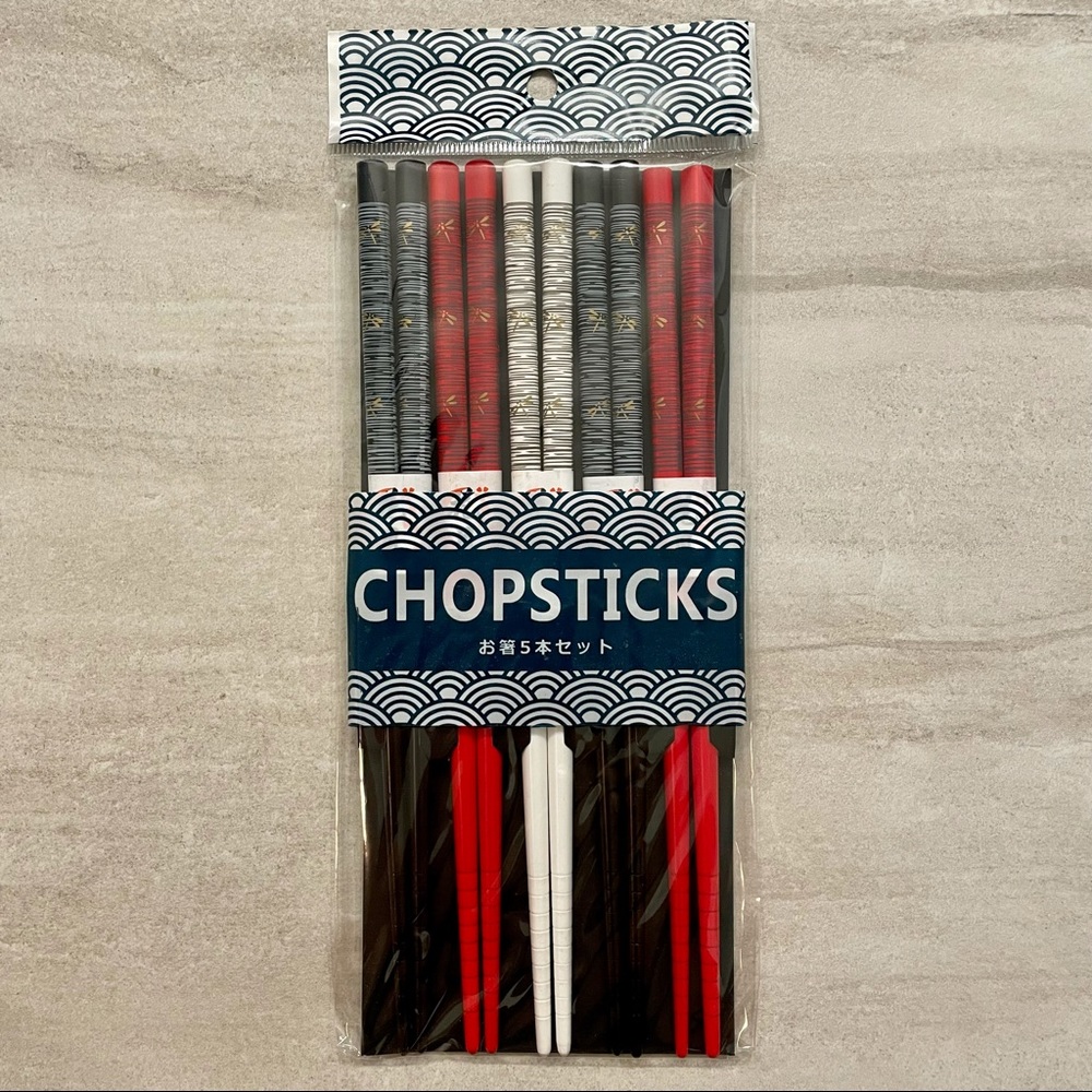 Wooden chopsticks (5-pack)